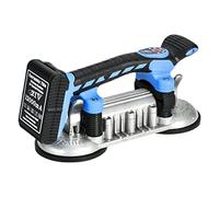Vibrador de Azulejos, Pavimentadora de azulejos y baldosas Nueva doble ventosa BM18 Vibrador vibratorio de placa de baldosas de pared y piso de alta potencia(Set1)