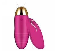 Vibrador de bala y huevo con mando a distancia inalámbrico, 10 modos de vibración, clitoriano y estimulador anales masajeador punto G vibrador, Juguetes sexuales para parejas y hombre y mujer, Rosa