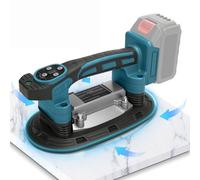 Vibrador de Baldosas Inalámbrico Compatible con Batería Makita 18V, Vibrador Manual Basculante Automático con Ventosa Agrandada para Inclinar, Nivelar, Colocar 10000r/min (Sin Batería)