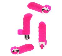 Vibrador de dedo de silicona mini estimulador vibratorio vaginal masaje anal