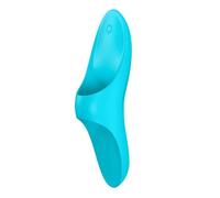 Satisfyer teaser dedal vibrador color azul light