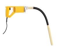 Vibrador de hormigón de 600 W con eje vibratorio de 1 m. Potente vibrador eléctrico con motor de cobre para una compactación eficiente del hormigón en obras de construcción, incluye eje de extensión