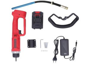 Vibrador de Hormigón Inalámbrico, 21V 2500mAh, 3000-6000 RPM, 80-240V, Portátil, ABS, con Batería y Cargador