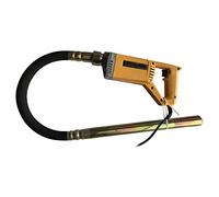 Vibrador de hormigón portátil de 800 W, vibrador silencioso para eliminar rápidamente las burbujas de aire, vibrador portátil para trabajos de hormigón, diseño ergonómico, onda de 1 m