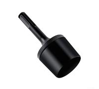 Vibrador de martillo de goma, 1 paquete de accesorio de taladro de vástago redondo para herramientas eléctricas con construcción de acero 40Cr para aplicaciones de colocación y sellado de azulejos