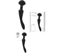 Vibrador de varilla vaginal recargable punto g usb clítoris de silicona