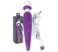Vibrador de varita masajeador vibratorio vaginal recargable estimula el clítoris