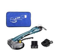 Vibrador eléctrico de baldosas de 600 W, máquina automática for embaldosar baldosas con 2 baterías ajustables, herramienta de nivelación de vibrador de piso de 10 engranajes