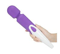 Vibrador Eléctrico Para Mujer Recargable Portátil - Masajeador Eléctrica Recargable Magic Wand Massager, Masajeador Varita Magica, Recargable Masajeador Eléctrico Magic Para Mujer Inalámbrico(púrpura)