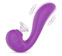 Vibrador Eléctrico Para Mujer Recargable Portátil - Masajeador Eléctrica Recargable Magic Wand Massager, Recargable Masajeador Eléctrico Magic Para Mujer Inalámbrico, Masajeador Varita Magica(Violeta)