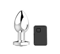 Vibrador Juguetes anales de metal Para Mujeres Productos adultos del sexo Hombres Butt Plug Acero inoxidable Anal Plug Juguete sexual erótico Consolador anal Juguetes