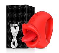 Vibrador Lengua Juguetes sexuales Masturbador Clítoris Vibrador Pezón Lamiendo Lengua Vibrador Juguete sexual erótico Para Mujer