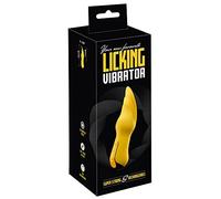 Vibrador Licking amarillo con 3 puntas flexibles de aleteo 10 modos de vibración Tu nuevo vibrador favorito