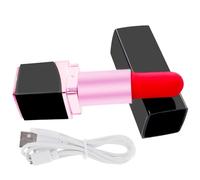 Vibrador Mini vibrador de lápiz labial de 10 velocidades, carga USB, bala, pezón vibrador, masaje de clítoris, producto erótico, juguete sexual Para mujer