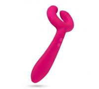 Vibrador Parejas Recargable, Impermeable (Rosa)