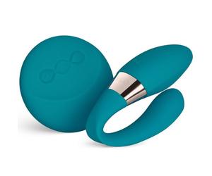 Vibrador para parejas con control remoto LELO Tiani Duo negro, Poids 0.290 Kg, Colores Azul