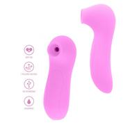 Vibrador pequeño chupo de clítoris de silicona suave estimula la vagina vibrante
