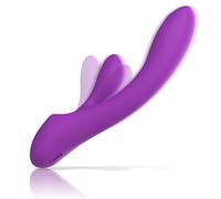 VIBRADOR RABBIT LUIIGI SILICONA LIQUIDA MORADO