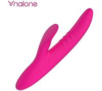 Vibrador rabbit Nalone Peri con lengua flexible y modos swing, Ancho 45 mm, Longitud 233 mm, Profundidad 67 mm, Poids 0.445 Kg
