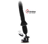 Vibrador realista con ventosa máquina de sexo vaginal anal de silicona