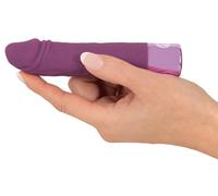 Vibrador realista pequeño consolador vibratorio falo vaginal anal de silicona...