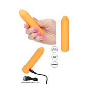 Vibrador recargable USB de silicona anal bala vaginal sexy para mujer
