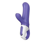 Satisfyer Vibes Magic Bunny | Masajeador Vibrador | 2 Motores Potentes | 12 Programas de Vibración | Silicona Suave de Alta Calidad | IPX7 Impermeable | Recargable USB