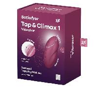 Vibrador Satisfyer Tap and Climax 1 - Rojo - Estimulador clitoriano por golpeteo