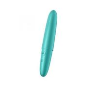 Satisfyer Mini vibrador Ultra Power Bullet 6 - Recargable, IPX7, silicona médica - Turquesa