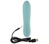 Vibrador vaginal anal multiprograma recargable de silicona suave para ella