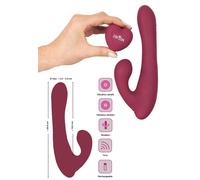 Vibrador vaginal de silicona consolador vibratorio clítoris giratorio suave