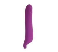 Vibrador vaginal Syl sumergible con estimulación mediante pulsaciones de Platanomelón (Lila)
