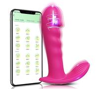 Vibrador Vibrador controlado por aplicación Bluetooth, consolador portátil inalámbrico, punto G, vibrador para clítoris, juguetes sexuales, bragas de mujer Para