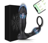 Vibrador Vibrador de próstata, tapón Anal 3 en 1, anillo de eyaculación retardante, tapón trasero inalámbrico, masturbador, juguete sexual Para hombres