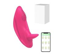 Vibrador Vibrador para lamer la lengua portátil Para mujeres, aplicación remota, bragas, consolador, vibrador Para mujeres, juguetes sexuales para adultos para clítoris