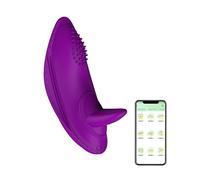 Vibrador Vibrador para lamer la lengua portátil Para mujeres, aplicación remota, bragas, consolador, vibrador Para mujeres, juguetes sexuales para adultos para clítoris