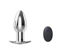 Vibrador Vibradores anales de acero inoxidable Para hombres masturbador de próstata erótico Para hombres Butt Plug consoladores Control remoto juguete sexual Anal