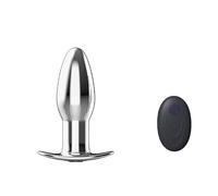 Vibrador Vibradores anales de acero inoxidable Para hombres masturbador de próstata erótico Para hombres Butt Plug consoladores Control remoto juguete sexual Anal