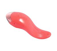 Vibrador Vibradores para lamer el clítoris y la lengua, 10 modos, consolador para el clítoris y el punto G, masturbador para pezones, Juguetes sexuales para adultos Para Women