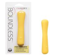 Vibradores clásicos marca California Exotics Boundless Mini Flexiwand Yellow