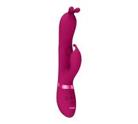 Vibradores clásicos marca Eternal Love Vibratore vaginale rabbit Triple Action Vibrating Rabbit with PulseWave Shaft Pink
