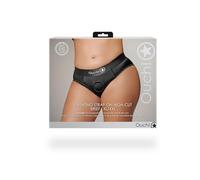 Vibradores clásicos marca OUCH! Slip con vibrazione Vibrating Strap-on High-cut Brief Black