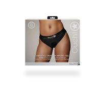 Vibradores clásicos marca OUCH! Slip con vibrazione Vibrating Strap-on Hipster Black
