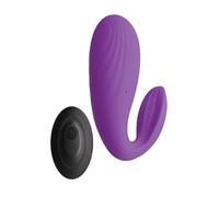 Vibradores clásicos marca S Pleasures Premium Line Meeva es un vibrador en forma de huevo de doble motor que estimula de manera simultánea el clítoris y la vagina