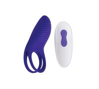 Vibradores clásicos marca S Pleasures Premium Line Snugler es una anilla vibradora doble con control remoto diseí±ada para erecciones más potentes