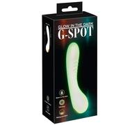 Vibrador G-punto fosforescente blanco