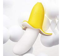 Vibradores, Cute Little Banana G Spot Vibrator Dispositivo de masturbación femenina que carga el vibrador eléctrico