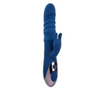 Vibradores dobles marca Evolved Novelties The Ringer Rabbit Vibrator - Royal Blue