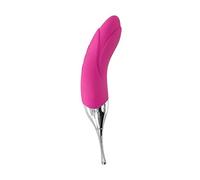 Vibradores dobles marca Yoba 2 EN 1 VARITA-VIBRADOR ACCURACY USB ROSA