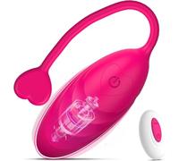 Vibradores femeninos Juguetes íntimos para parejas Masajeadores clitoriales sexuales con control remoto Mandos a distancia Interfaz USB Funcionamiento silencioso